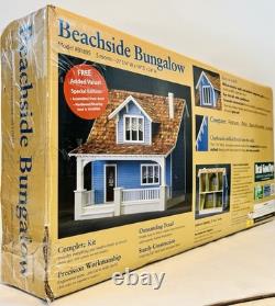 NIOB Real Good Toys Beachside Bungalow Model B1895 Wooden Dollhouse Kit 5 Rooms