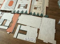 NOS, NIB, Vintage 1970 Carol Wright Gifts Cardboard Dollhouse Kit