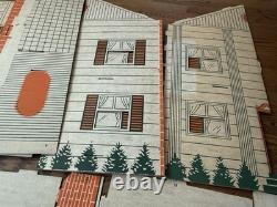 NOS, NIB, Vintage 1970 Carol Wright Gifts Cardboard Dollhouse Kit
