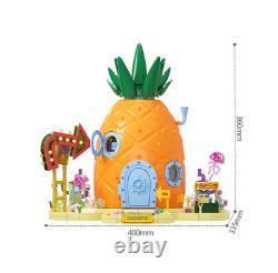 New AREA-X AB0032 SpongeBob Pineapple House 2345 Pieces Building Blocks Toy Set