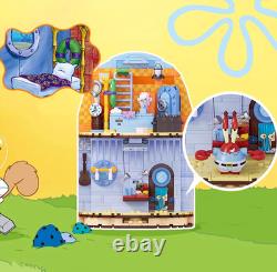 New AREA-X AB0032 SpongeBob Pineapple House 2345 Pieces Building Blocks Toy Set