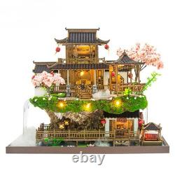 New DIY Fairyland Dollhouse Large Wooden Building Mini House for Adult Gifts