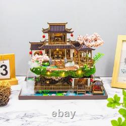 New DIY Fairyland Dollhouse Large Wooden Building Mini House for Adult Gifts