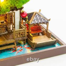 New DIY Fairyland Dollhouse Large Wooden Building Mini House for Adult Gifts