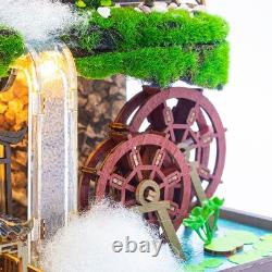 New DIY Fairyland Dollhouse Large Wooden Building Mini House for Adult Gifts