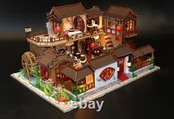 New DIY Miniature Wooden Dollhouse Chinese House Model Kits Handcrafted Toy Gift
