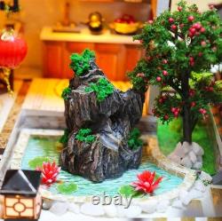 New DIY Miniature Wooden Dollhouse Chinese House Model Kits Handcrafted Toy Gift
