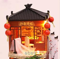 New DIY Miniature Wooden Dollhouse Chinese House Model Kits Handcrafted Toy Gift