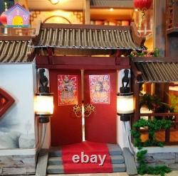 New DIY Miniature Wooden Dollhouse Chinese House Model Kits Handcrafted Toy Gift New DIY Miniature Wooden Dollhouse Chinese House Model Kits Handcrafted Toy Gift