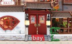New DIY Miniature Wooden Dollhouse Chinese House Model Kits Handcrafted Toy Gift