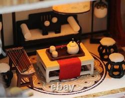 New DIY Miniature Wooden Dollhouse Chinese House Model Kits Handcrafted Toy Gift
