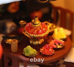 New DIY Miniature Wooden Dollhouse Chinese House Model Kits Handcrafted Toy Gift