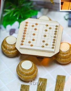 New DIY Miniature Wooden Dollhouse Chinese House Model Kits Handcrafted Toy Gift