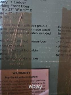 New In Box Vintage Oregon Trail Dura-Craft Mansions In Miniature Cabin OR177