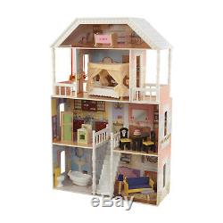 New Kidkraft Savannah Dollhouse 4 Levels Girls Barbie Furniture Doll Play House