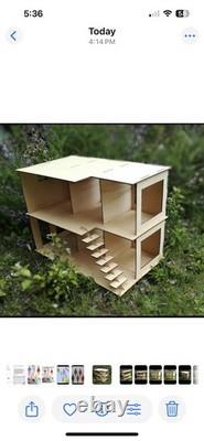 New! Modern Wooden Apartments Dollhouse DIY Kit Type III Scale 112 Dollhouse