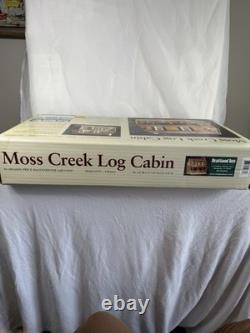 New Moss Creek Log Cabin Dollhouise J535 4 Rooms 24x17x21 Real Good Toys