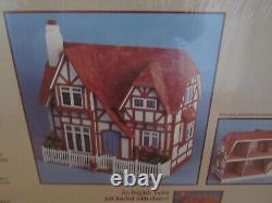 New Sealed Vintage 1983 The Glencroft Wooden Dollhouse Kit By Greenleaf #8001