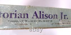 New Sealed! Vintage Victorian Alison Jr 9 Rooms Doll House Kit Model J-MP 907