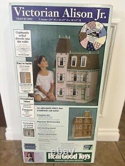 New! Victorian Alison Jr. Model J-M907 Wood Doll House Kit UNASSEMBLED