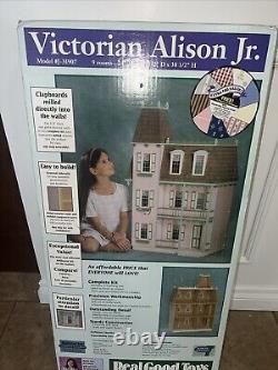 New! Victorian Alison Jr. Model J-M907 Wood Doll House Kit UNASSEMBLED