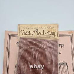 New Vintage Pretty Pleat-tiny Dollhouse Pleater 1/ 2-1 d. Anne Ruff With Instru