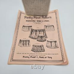 New Vintage Pretty Pleat-tiny Dollhouse Pleater 1/ 2-1 d. Anne Ruff With Instru