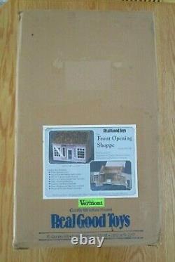 New Vintage Real Good Toys Front Opening Shop Dollhouse Kit 112 Wood