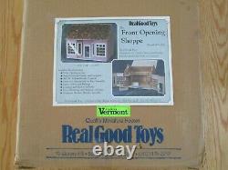 New Vintage Real Good Toys Front Opening Shop Dollhouse Kit 112 Wood