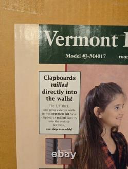 New in Open Box Vermont Farmhouse Jr. J-M4017 Real Good Toys Dollhouse Kit