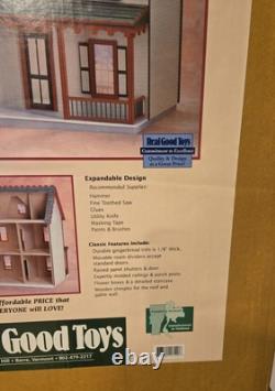 New in Open Box Vermont Farmhouse Jr. J-M4017 Real Good Toys Dollhouse Kit