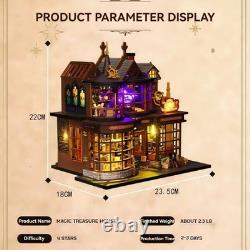 OZJAY DIY Miniature House Kit, Mini House Building Kit with Furniture, Miniature