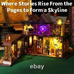 OZJAY DIY Miniature House Kit, Mini House Building Kit with Furniture, Miniature