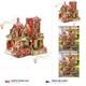 OZJAY Time Post Office DIY Miniature House Kit, 3D Wooden Puzzles for Adults