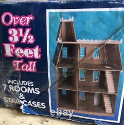 PETITE DREAMS VICTORIAN DOLLHOUSE Wood Kit in 1 scale HTF TOP QUALITY NEW
