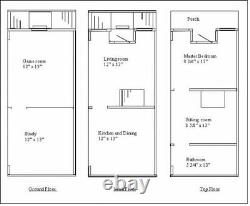 Palmetto 1 Inch Scale Dollhouse Kit By Majestic Mansions