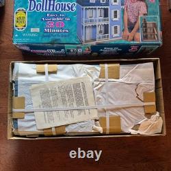 Petite Dreams Victorian Solid Wood Dollhouse Easy Assembly NO. 20002 Open Box