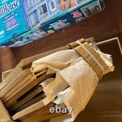 Petite Dreams Victorian Solid Wood Dollhouse Easy Assembly NO. 20002 Open Box