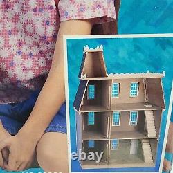 Petite Dreams Victorian Solid Wood Dollhouse Easy Assembly NO. 20002 READ