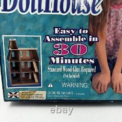 Petite Dreams Victorian Solid Wood Dollhouse Easy Assembly NO. 20002 READ