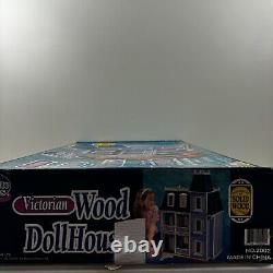 Petite Dreams Victorian Solid Wood Dollhouse Easy Assembly NO. 20002 READ