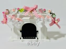 Pink/White Dollhouse Mini 112, 7 inch, Candies & Cream PRE-LITChristmas Tree