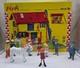 Pippi Longstocking Dollhouse Villa Villekulla Vintage Micki With Figures