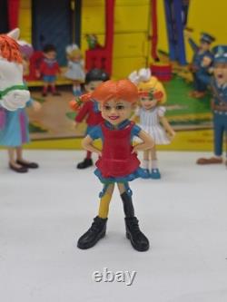 Pippi Longstocking Dollhouse Villa Villekulla Vintage Micki With Figures