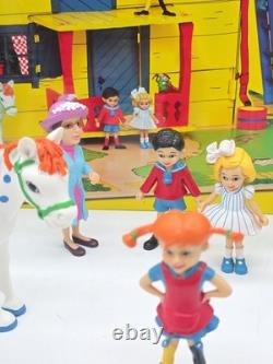 Pippi Longstocking Dollhouse Villa Villekulla Vintage Micki With Figures