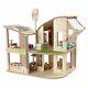 Plan Toys Green Doll House with Furniture 3+ 7156 Wooden DIY Dollhouse Play Kit