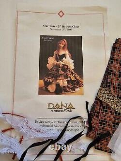 Porcelain Artisan Dollhouse Doll Kit Marriane 3rd Heiress Doll By Dana Burton