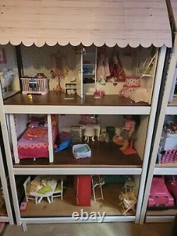 Qty4 American Girl size Dollhouses for 18-Inch Dolls. Houses only