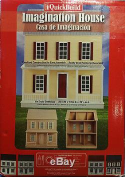 QuickBuild Imagination House Dollhouse Kit 1 Inch Scale # 67100