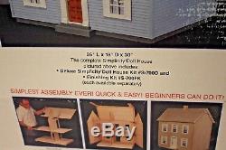 RARE DELUXE DOLLHOUSE KIT S-700D + FINISHING KIT S-700FK by Real Good Toys